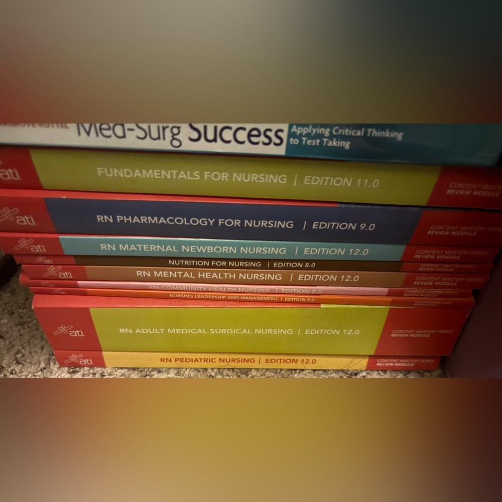 ATI COMPLETE NURSING SCHOOL SET (NEW)